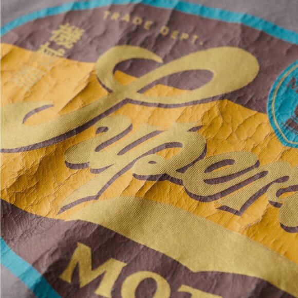 Superdry | 100% Organic Cotton Mens Graphic T-Shirt - Rock Dark Grey - Picture 6 of 16